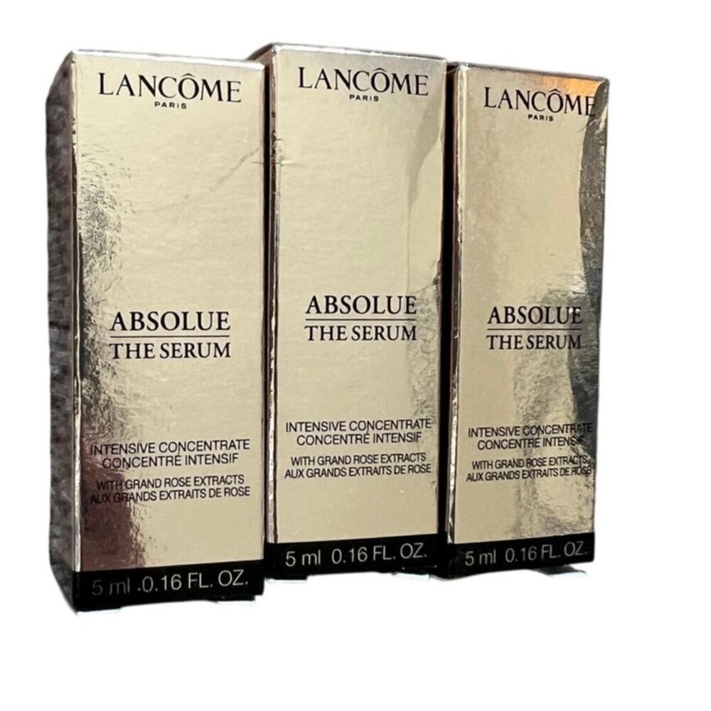 Lancome Absolue The Serum Intensive Concentrate Set of 3 (5 ML Each) New In Box
